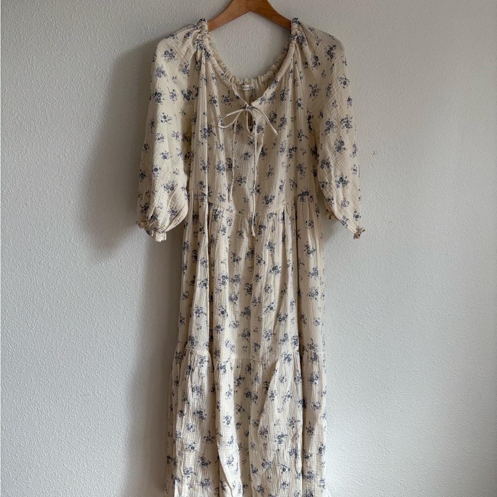 Floral Cream Dress